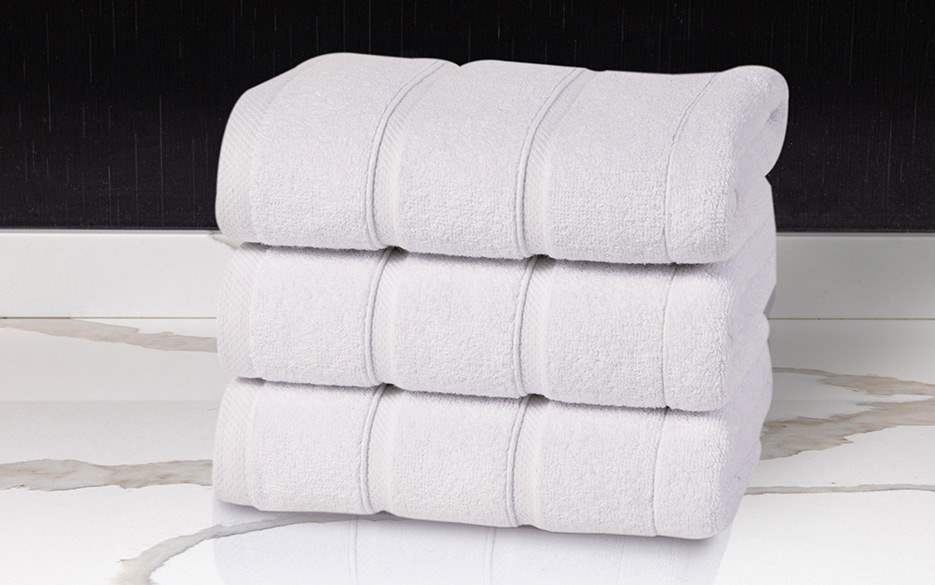 White hand towel bulk