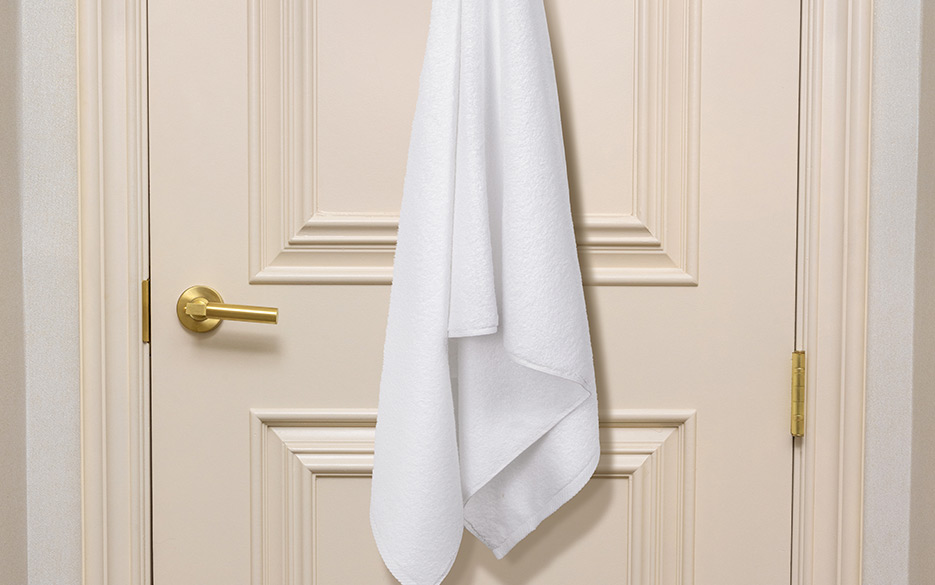 Our Striped Trim Hand Towel from the Mandalay Bay Collection
